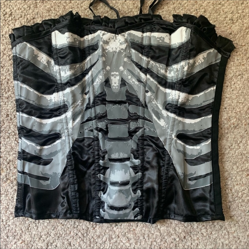 Sexy corset skeleton Halloween costume